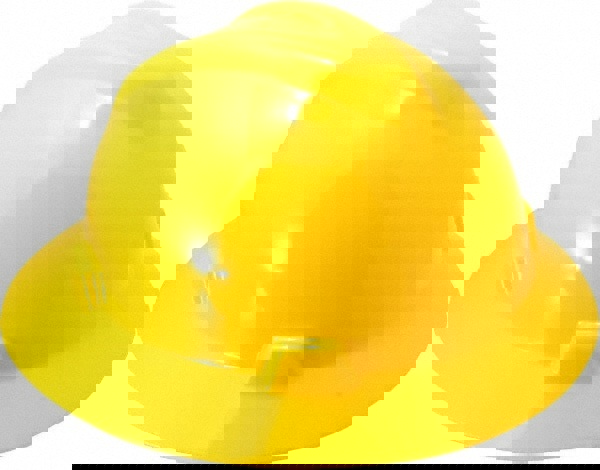 Hard Hat: Impact Resistant, Full Brim, Type 1, Class E